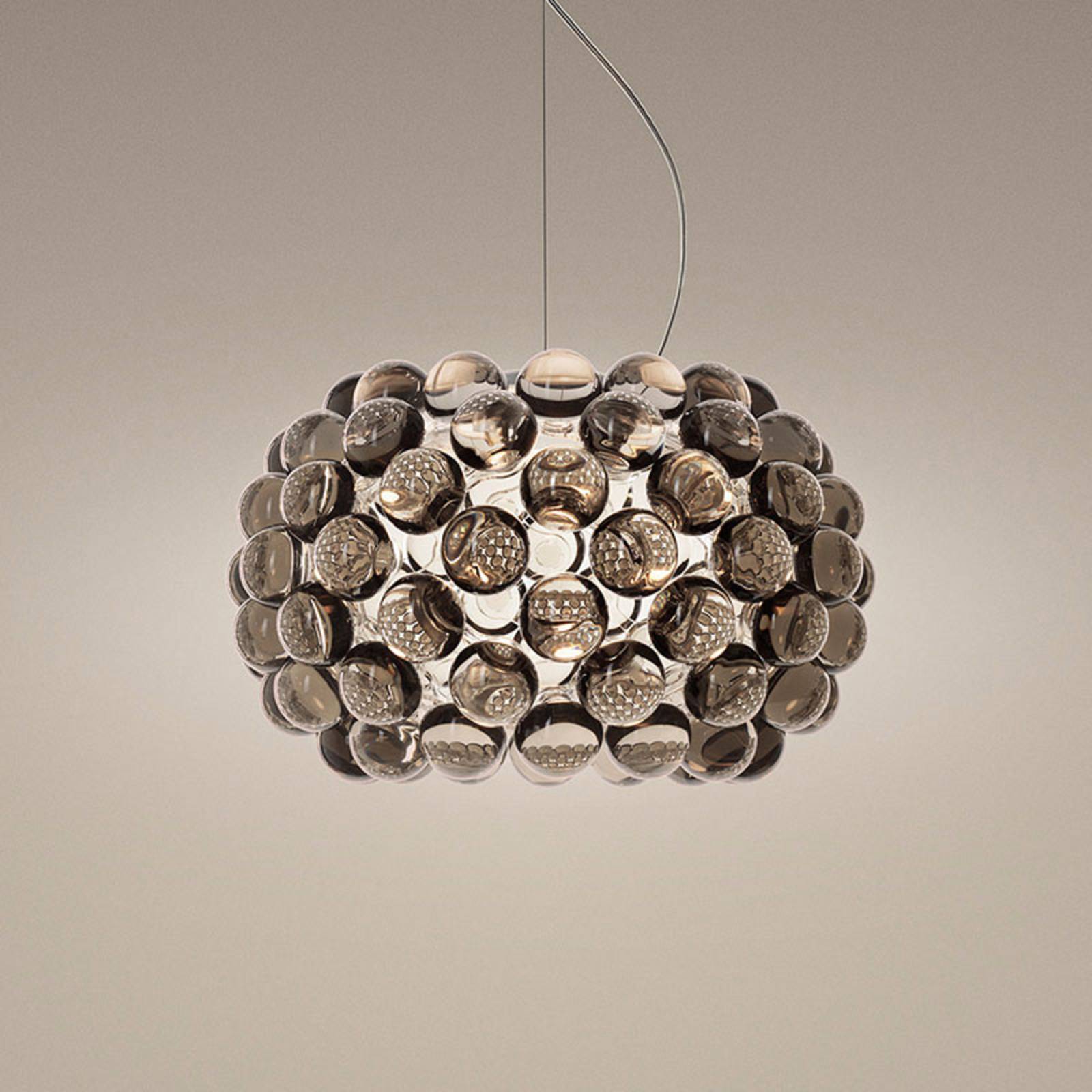 Foscarini Caboche Plus piccola LED-Hängelampe grau Foscarini Caboche Plus piccola LED-Hängelampe grau von Foscarini