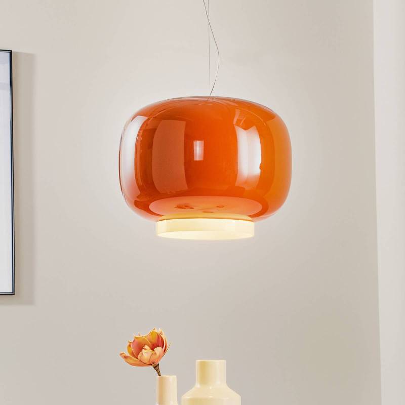 Foscarini Chouchin 1 LED-Hängeleuchte, orange von Foscarini