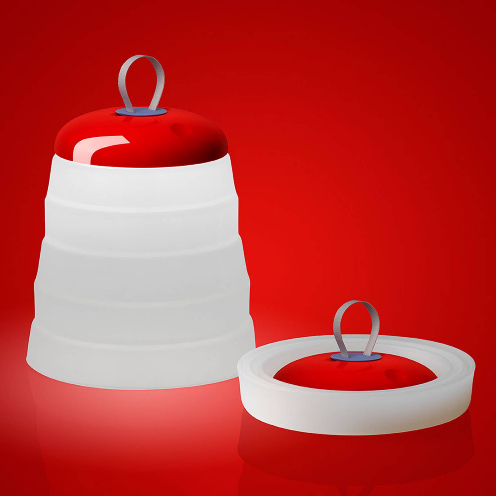 Foscarini Cri Cri LED-Außen-Dekoleuchte, rot Foscarini Cri Cri LED-Außen-Dekoleuchte, rot von Foscarini