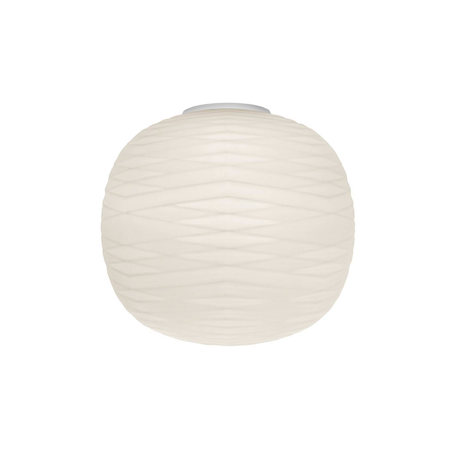 Foscarini Gem semi Wandleuchte aus Glas, weiß von Foscarini