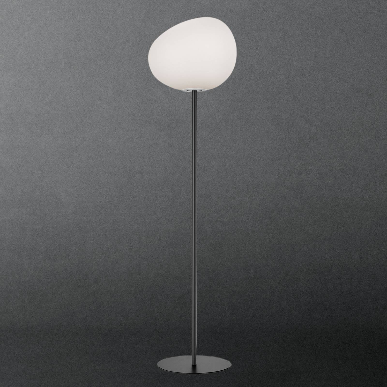 Foscarini Gregg grande Stehleuchte, 186 cm, grafit von Foscarini