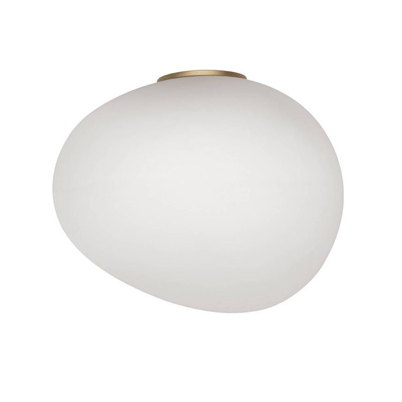 Foscarini Gregg grande semi 1 Wandlampe, gold von Foscarini