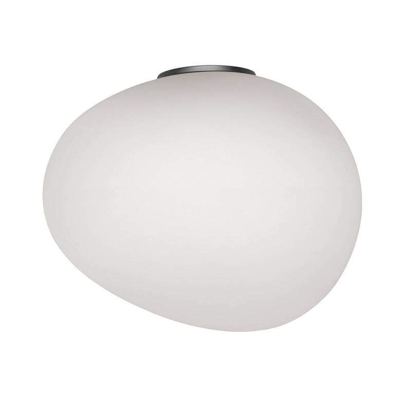 Foscarini Gregg grande semi 1 Wandlampe, grafit von Foscarini