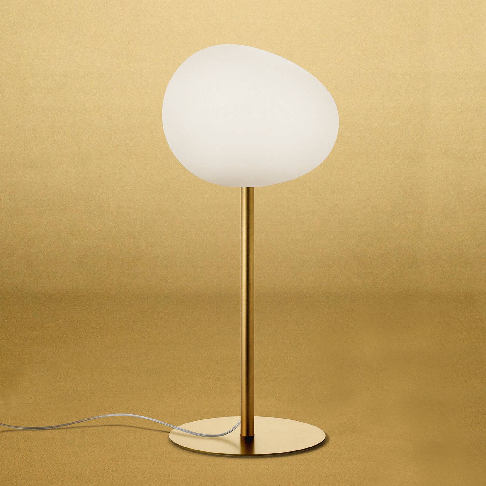 Foscarini Gregg media alta Tischleuchte, gold von Foscarini