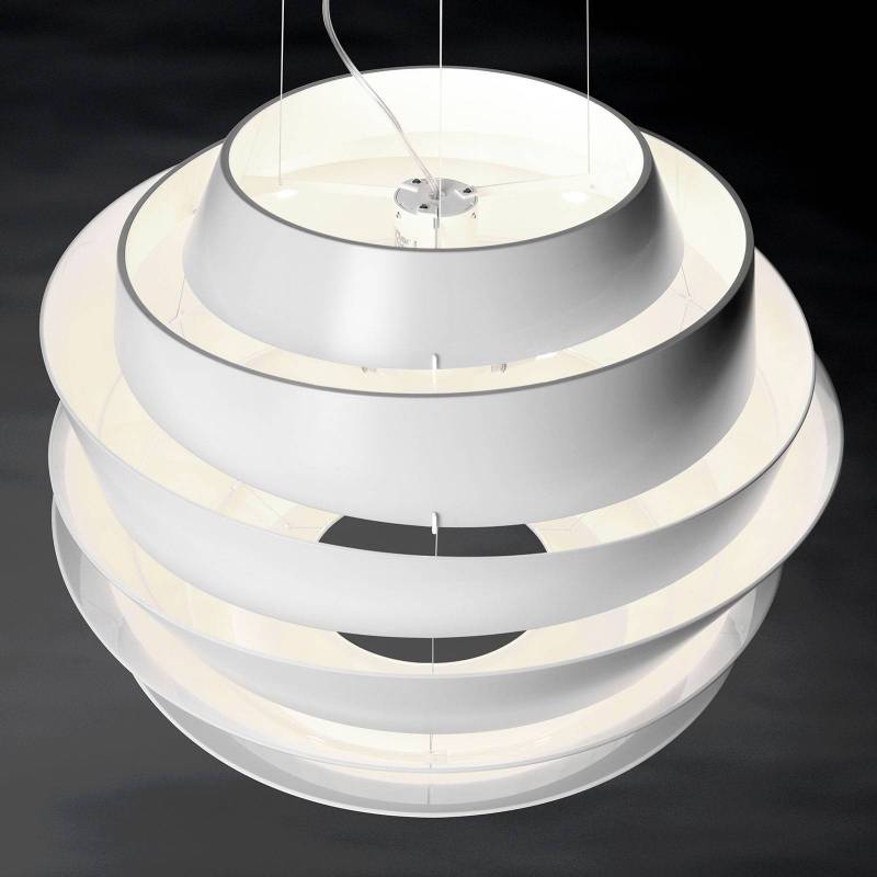 Foscarini Le Soleil LED-Hängeleuchte weiß, dimmbar von Foscarini