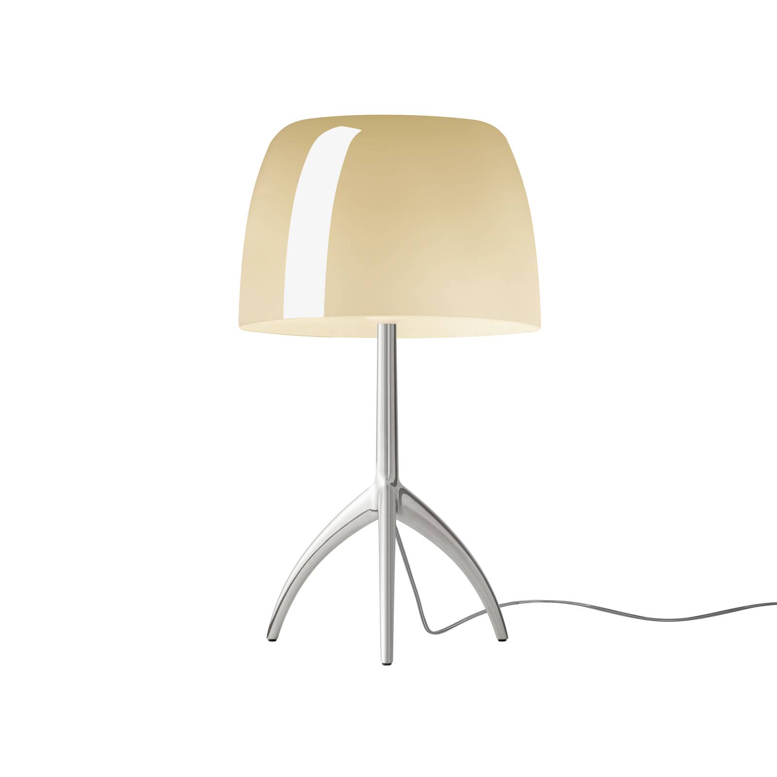 Foscarini Lumiere grande alu/creme dimmbar von Foscarini