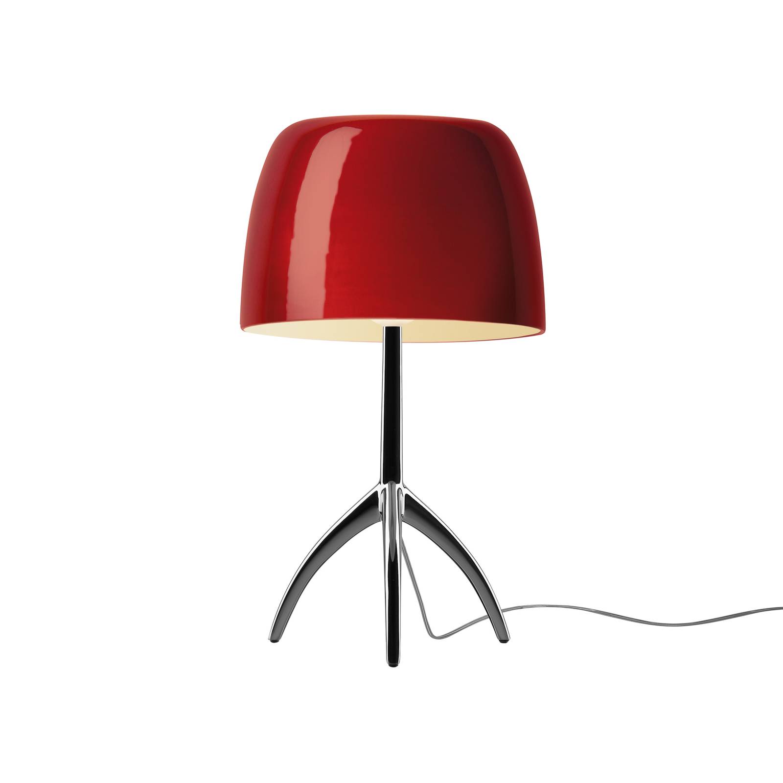 Foscarini Lumiere grande schwarz/rot dimmbar von Foscarini