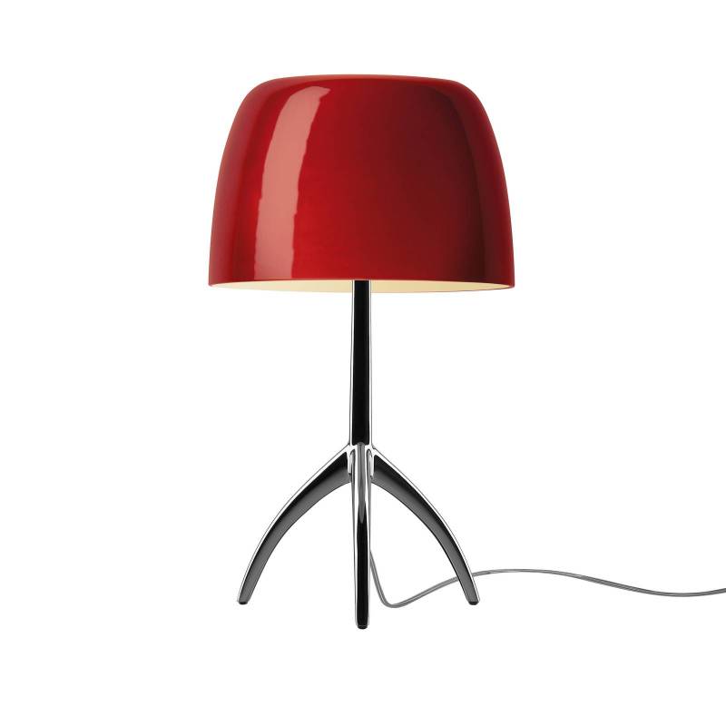 Foscarini Lumiere piccola schwarz/rot dimmbar von Foscarini