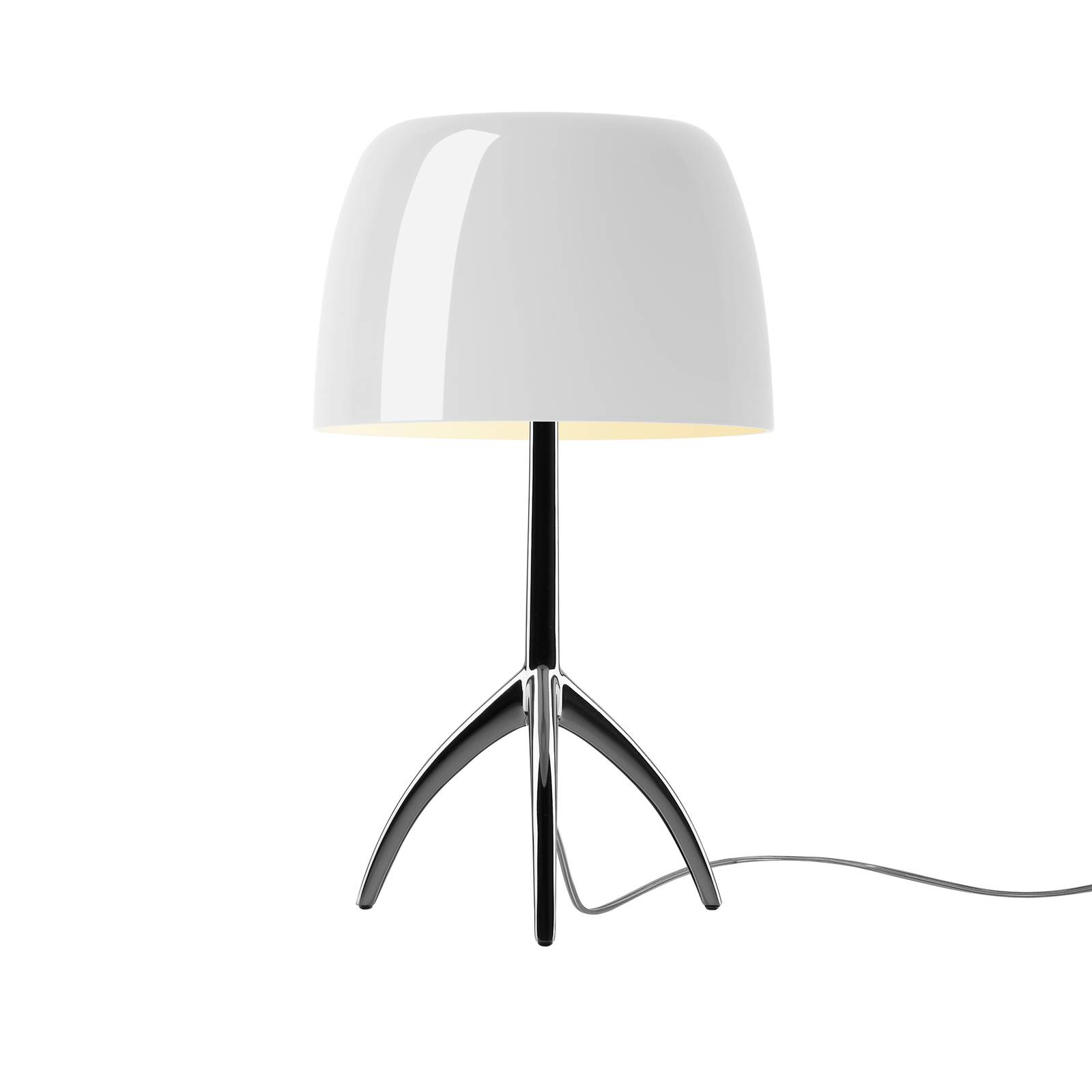 Foscarini Lumiere piccola schwarz/weiß dimmbar von Foscarini