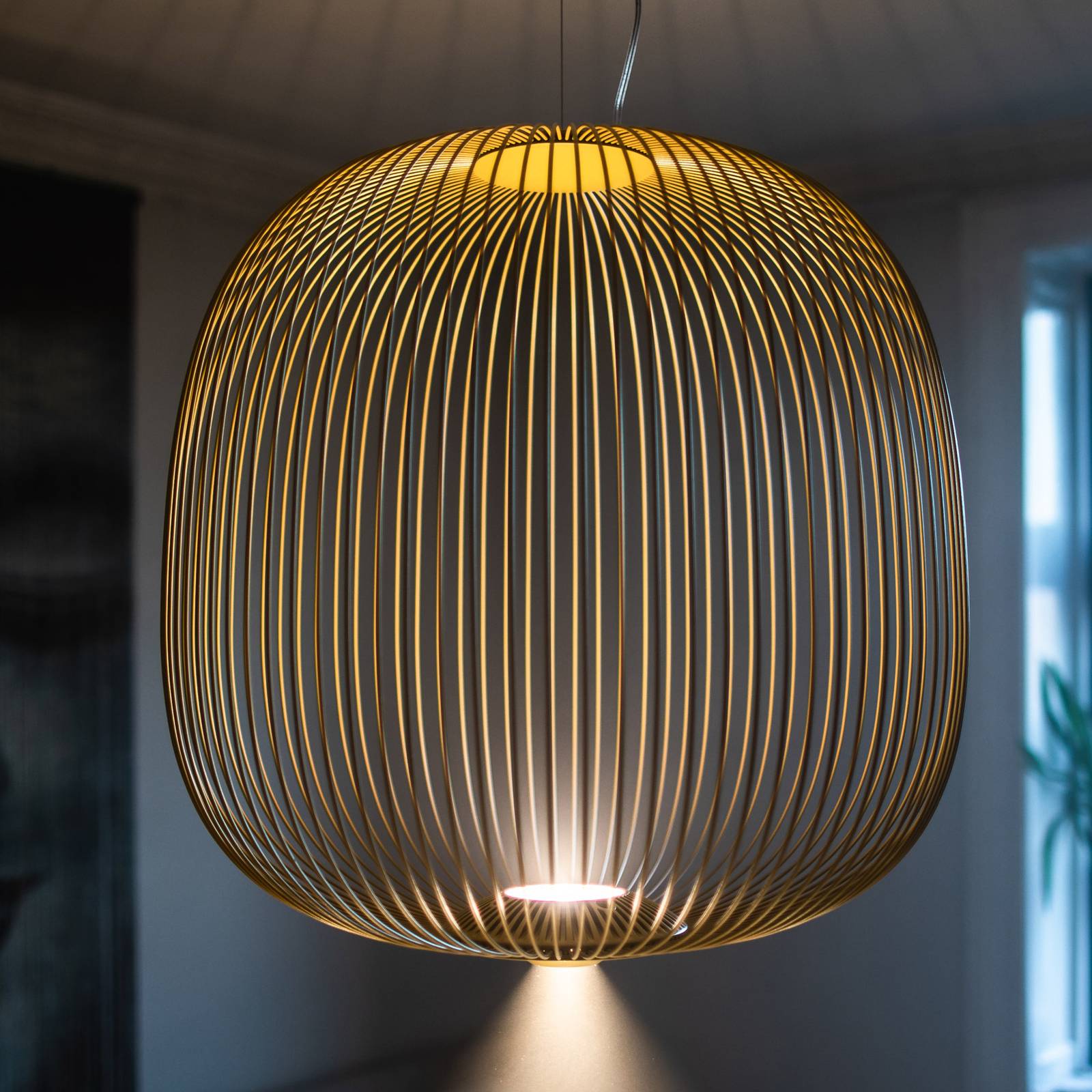 Foscarini MyLight Spokes 2 midi Hängelampe gold Foscarini MyLight Spokes 2 midi Hängelampe gold von Foscarini