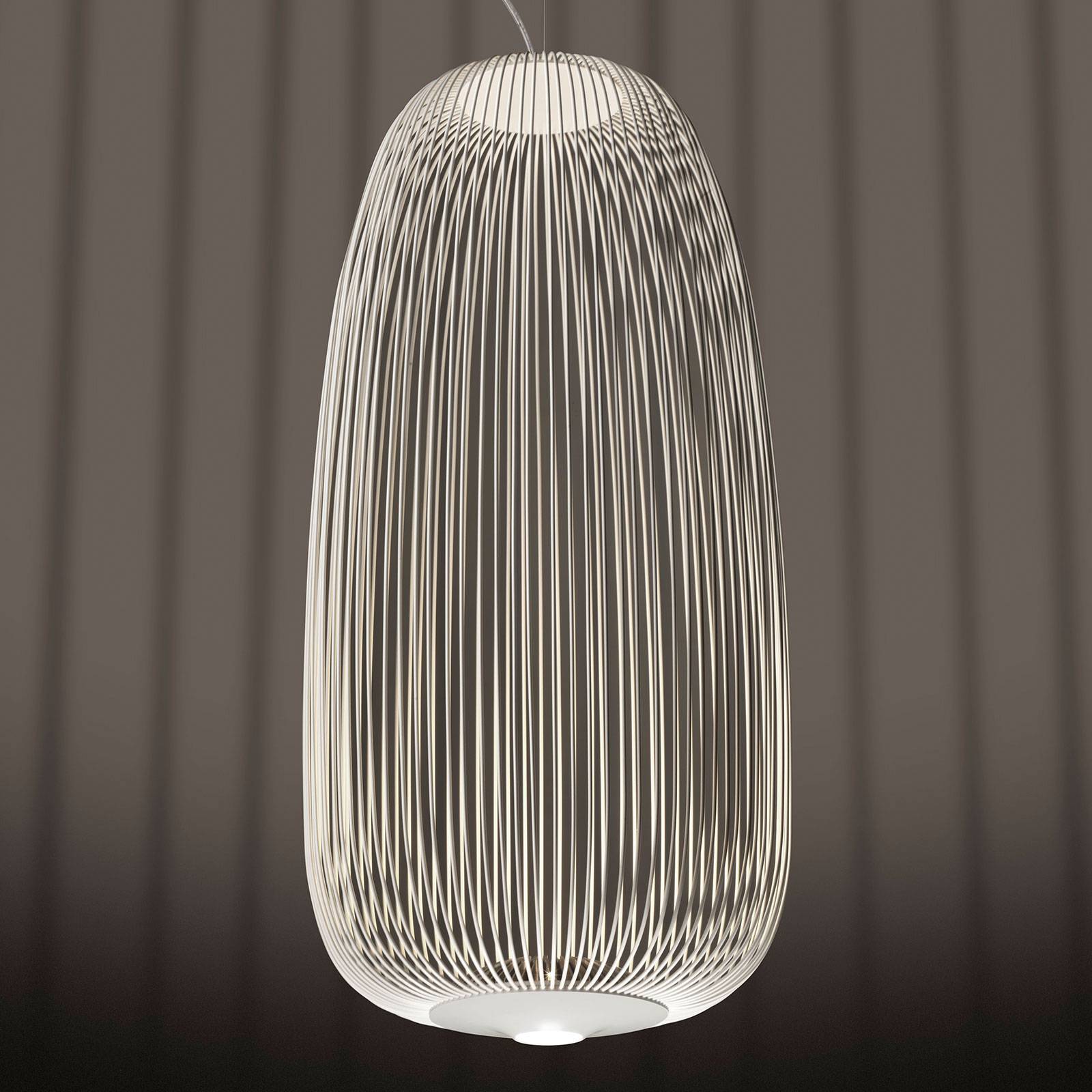 Foscarini Spokes 1 LED-Pendellampe dimmbar weiß von Foscarini