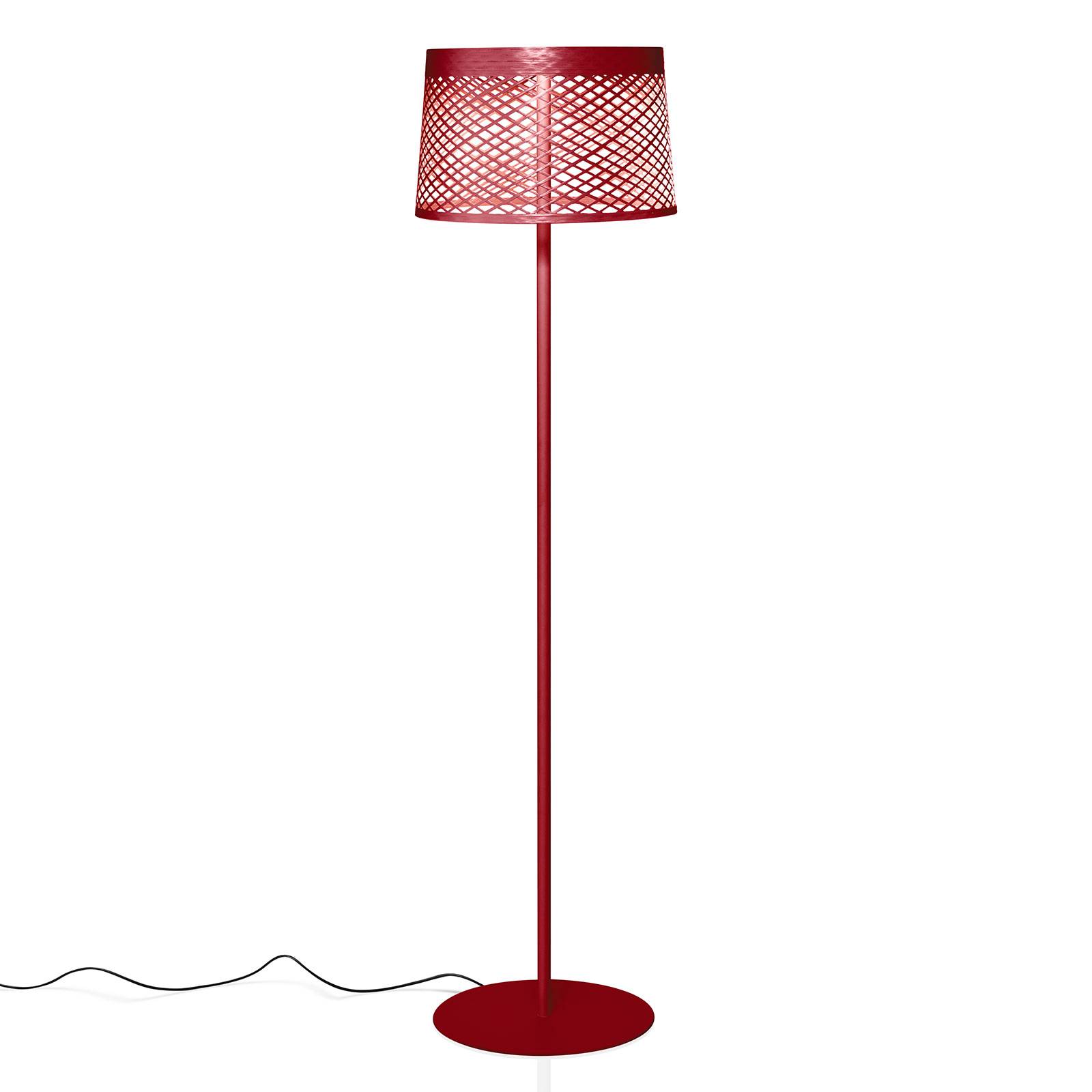 Foscarini Twiggy Grid lettura Stehlampe, karminrot von Foscarini