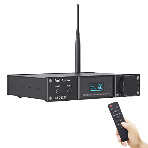 Fosi Audio DA2120C HiFi DAC Verstärker 240W, 2.1CH CS8422 aptX-HD Stereo HiFi-Verstärker Bluetooth 5.0, 24Bit 192kHz Klass-D 120W x 2 Amplifier für Lautsprecher & Subwoofer, inkl. Fernbedienung Fosi Audio DA2120C HiFi DAC Verstärker 240W, 2.1CH CS8422 aptX-HD Stereo HiFi-Verstärker Bluetooth 5.0, 24Bit 192kHz Klass-D 120W x 2 Amplifier für Lautsprecher & Subwoofer, inkl. Fernbedienung von Fosi Audio
