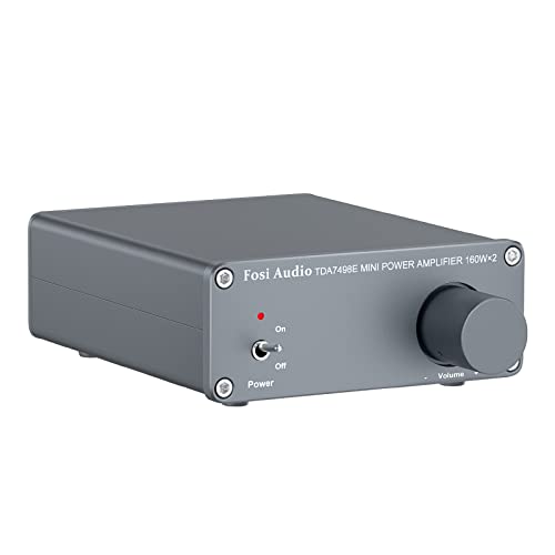 Fosi Audio TDA7498E HiFi Verstärker 320Watt, Mini Hi-Fi Vollverstärker für Passivlautsprecher, 2-Kanal Stereo Audio 160W x 2 Klass-D Verstärker Fosi Audio TDA7498E HiFi Verstärker 320Watt, Mini Hi-Fi Vollverstärker für Passivlautsprecher, 2-Kanal Stereo Audio 160W x 2 Klass-D Verstärker von Fosi Audio
