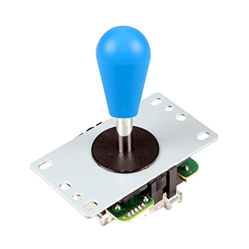 Fosiya Arcade Joystick 4 8 Wege Bat Top Ball Joystick für PC PS3 Xbox 360 Arcade1up Spielekonsole Kit Teile Blau blau von Fosiya