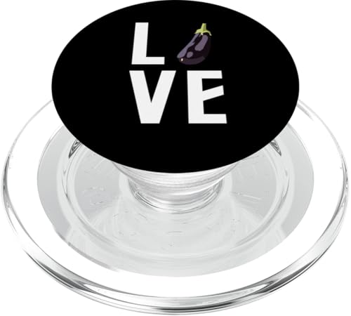 Auberginenliebhaber, Garten-Humor, lustiges Gemüse, Liebe PopSockets PopGrip für MagSafe Auberginenliebhaber, Garten-Humor, lustiges Gemüse, Liebe PopSockets PopGrip für MagSafe von Fossil Forward Homestead