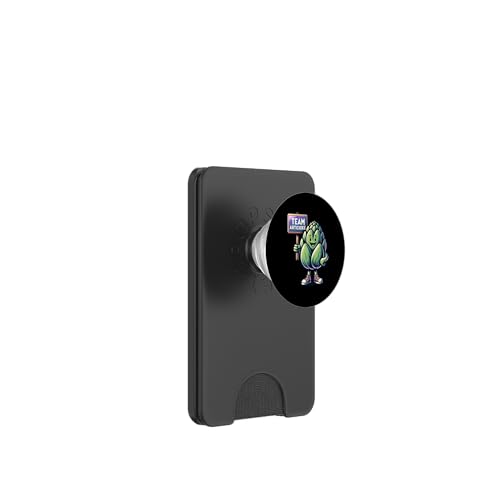 Team Artischocke, Artischockenmaskottchen, lustiges Gemüse PopSockets PopWallet für MagSafe von Fossil Forward Homestead