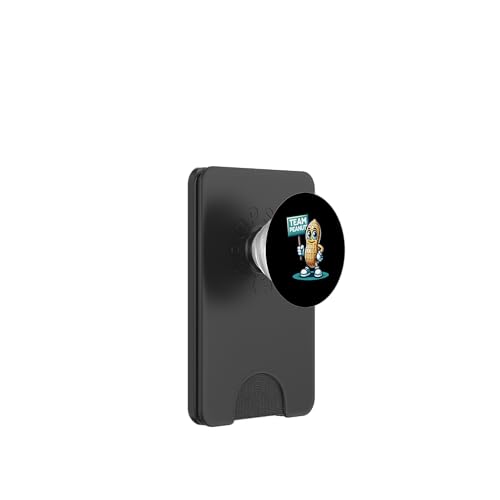 Team Peanut, Peanut Butter Maskottchen, Funny Nut Vegetable PopSockets PopWallet für MagSafe von Fossil Forward Homestead