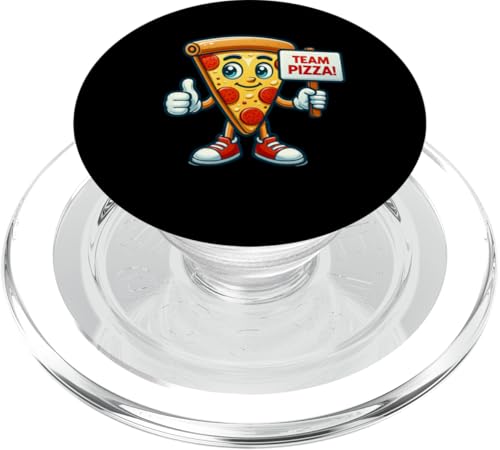 Team Pizza, Pepperoni Pizza Maskottchen, Food Humor PopSockets PopGrip für MagSafe von Fossil Forward Homestead