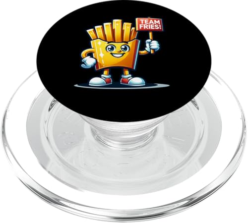 Team Pommes Frites Fried Potato Maskottchen Lustiges Gemüse PopSockets PopGrip für MagSafe von Fossil Forward Homestead