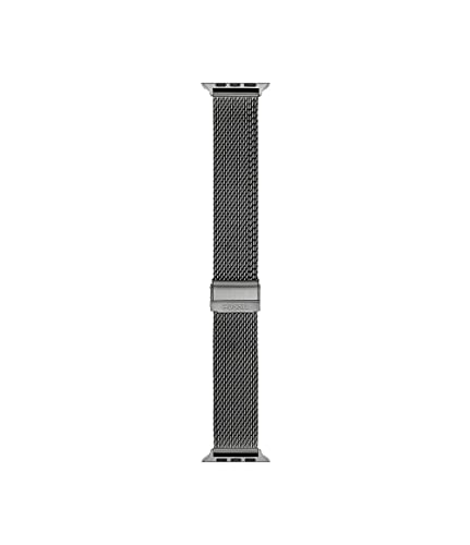 Fossil Band kompatibel mit Apple Watch, 42/44/45 mm 22 mm Rauch Edelstahl, S420015 von Fossil