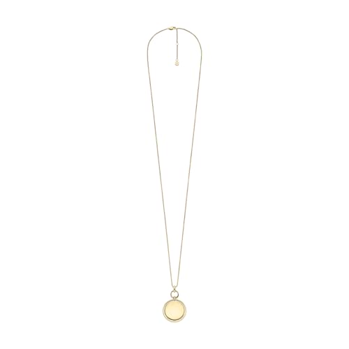 Fossil Pendentif Heritage en Acier inoxydable doré Pour Femme, JF04779710, Taille Unique, Acier inoxydable, Pas de gemme von Fossil