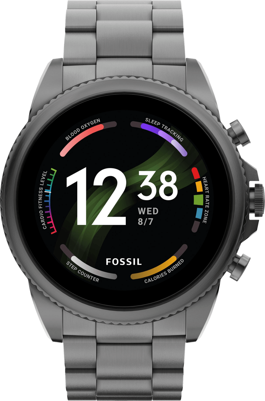 Fossile Gen 6 Smartwatch, Edelstahlgehäuse, 44 mm von Fossil
