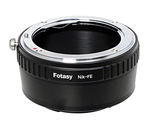 Fotasy ANAF Kamera-Adapter, für Sony-Kameras mit Minolta-Objektiven, AF-NEX-Objektiv, E-Mount, Schwarz von Fotasy