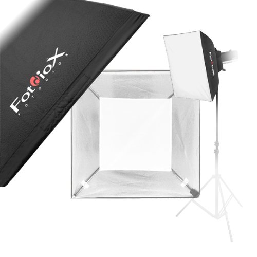 Fotodiox Flash-2424-Metz 24x24 Lichtwanne Softbox mit Weiche Diffusor/Speedring Klammer für Metz Flash von Fotodiox