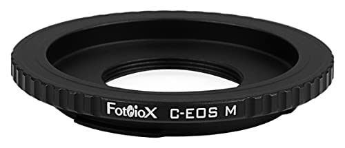 Fotodiox Lens Mount Adapter Compatible with C-Mount CCTV/Cine Lenses on Canon EOS M EF-M Mount Cameras von Fotodiox