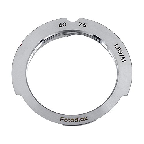 Fotodiox Lens Mount Adapter Compatible with M39/L39 (50/75mm Frame Line) Lenses on Leica M-Mount Cameras von Fotodiox