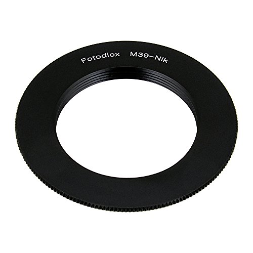 Fotodiox Lens Mount Adapter Compatible with M39/L39 (x1mm Pitch) Lenses to Nikon F-Mount Cameras von Fotodiox