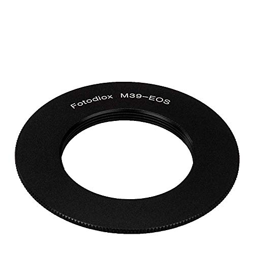 Fotodiox Lens Mount Adapter Compatible with M39/L39 (x1mm Pitch) Screw Mount SLR Lens on Canon EOS (EF, EF-S) Mount D/SLR Camera Body - with Gen10 Focus Confirmation Chip von Fotodiox
