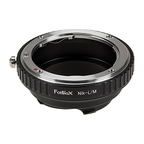 Fotodiox Lens Mount Adapter, Nikon Lens to Leica M Adapter, fits Leica M-Monochrome, M8.2, M9, M9-P, M10 and Ricoh GXR mount A12 von Fotodiox
