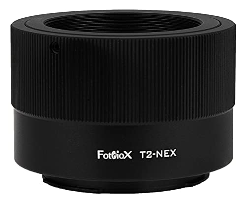 Fotodiox Lens Mount Adapter, T2/T-Mount Lens to Sony NEX E-mount Mirrorless Camera such as Sony Alpha a7, a7II, NEX-7 & NEX-5 von Fotodiox