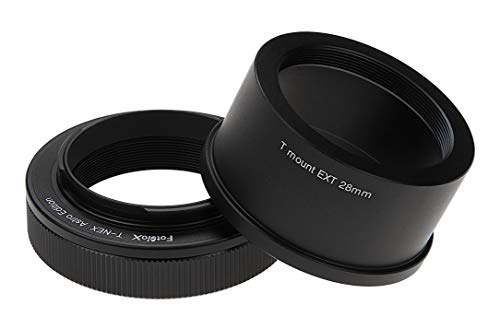 Fotodiox Lens Mount Astro Adapter Compatible with T-Mount (T/T-2) Screw Mount Telescopes to Sony Alpha E-Mount Mirrorless Camera Bodies for Astronomy von Fotodiox