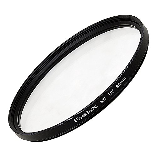 Fotodiox MC-UV-95mm Multi-Coated Ultraviolet Filter, 95 mm Round Premium Grade Protection and Haze Filter (Black) von Fotodiox