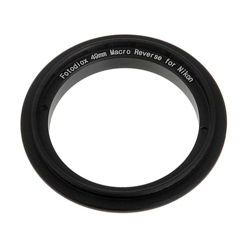 Fotodiox Macro Reverse Adapter Compatible with 49mm Filter Thread on Nikon F Mount Cameras von Fotodiox