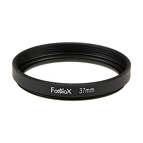 Fotodiox Metal Spacing Ring Filter Adapter, Anodized Black Aluminum 37-37mm von Fotodiox