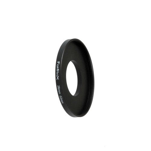 Fotodiox Metal Step Up Ring Filter Adapter, Anodized Black Aluminum 28mm-52mm, 28-52 mm von Fotodiox