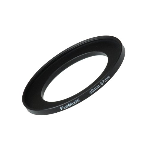 Fotodiox Metall Step Up Filteradapter Ring, eloxiert Schwarz Metall 49mm-67mm, 49-67 -- Objektivgewinde auf Filtergewinde von Fotodiox