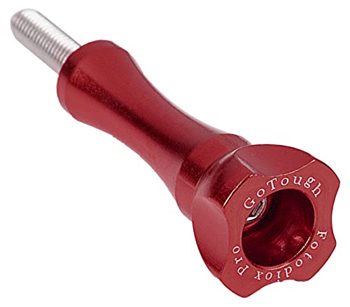 Fotodiox Pro GoTough Thumbscrew Spannschlüssel Aluminium für GoPro HD Hero 1/2/3, 45 mm, metallic rot von Fotodiox