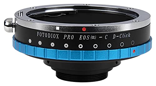 Fotodiox Pro IRIS Lens Mount Adapter Compatible with Canon EOS EF Lenses to C-Mount Cameras von Fotodiox