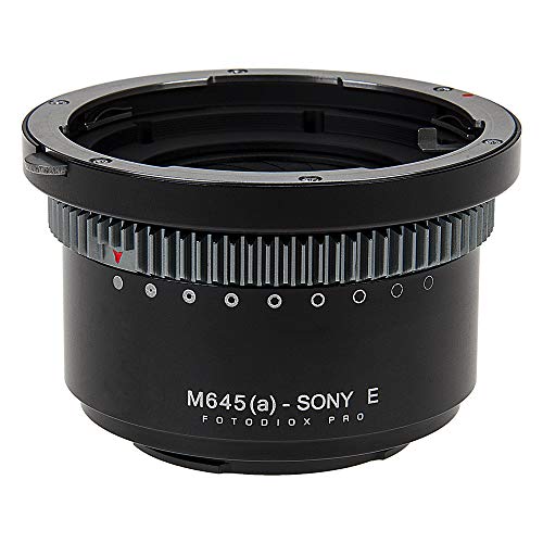 Fotodiox Pro IRIS Lens Mount Adapter Compatible with Mamiya 645 AF/AF-D Lenses on Sony E-Mount Cameras von Fotodiox