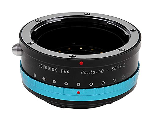 Fotodiox Pro Iris Lens Mount Adapter Compatible with Contax N Lenses on Sony E-Mount Cameras von Fotodiox