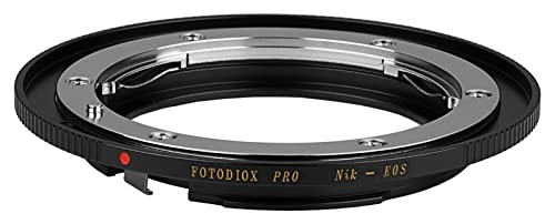 Fotodiox Pro Lens Mount Adapter, Nikon F Lens to Canon EOS Camera, for Canon EOS 1d,1ds,Mark II, III, IV, 5D, MarK II, 7D, 10D, 20D, 30D, 40D, 50D, 60D, Digital Rebel xt, xti, xs, xsi, t1i, t2i, 300D, 350D, 400D, 450D, 500D, 550D, 1000D von Fotodiox