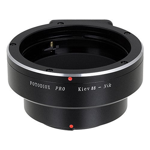 Fotodiox Pro Lens Mount Adapter Compatible Kiev 88 Lenses on Nikon F-Mount Cameras von Fotodiox
