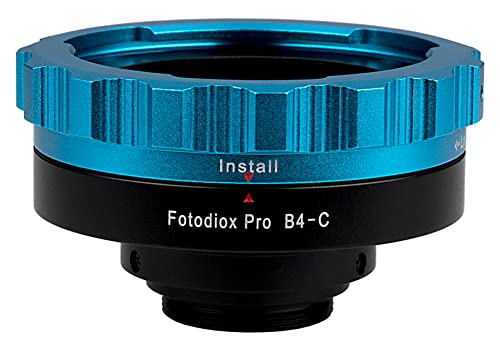 Fotodiox Pro Lens Mount Adapter Compatible with B4 (2/3") ENG Cine Lenses to C-Mount Cameras von Fotodiox