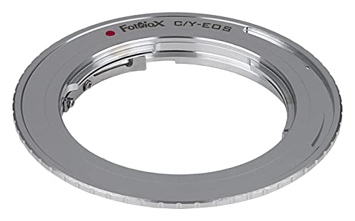 Fotodiox Pro Lens Mount Adapter Compatible with Contax/Yashica (CY) Lenses on Canon EOS (EF, EF-S) Mount D/SLR Camera Body von Fotodiox