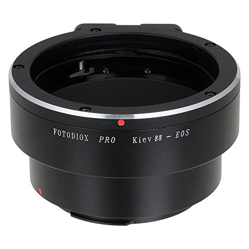 Fotodiox Pro Lens Mount Adapter Compatible with Kiev 88 Lenses on Canon EOS EF/EF-S Cameras von Fotodiox